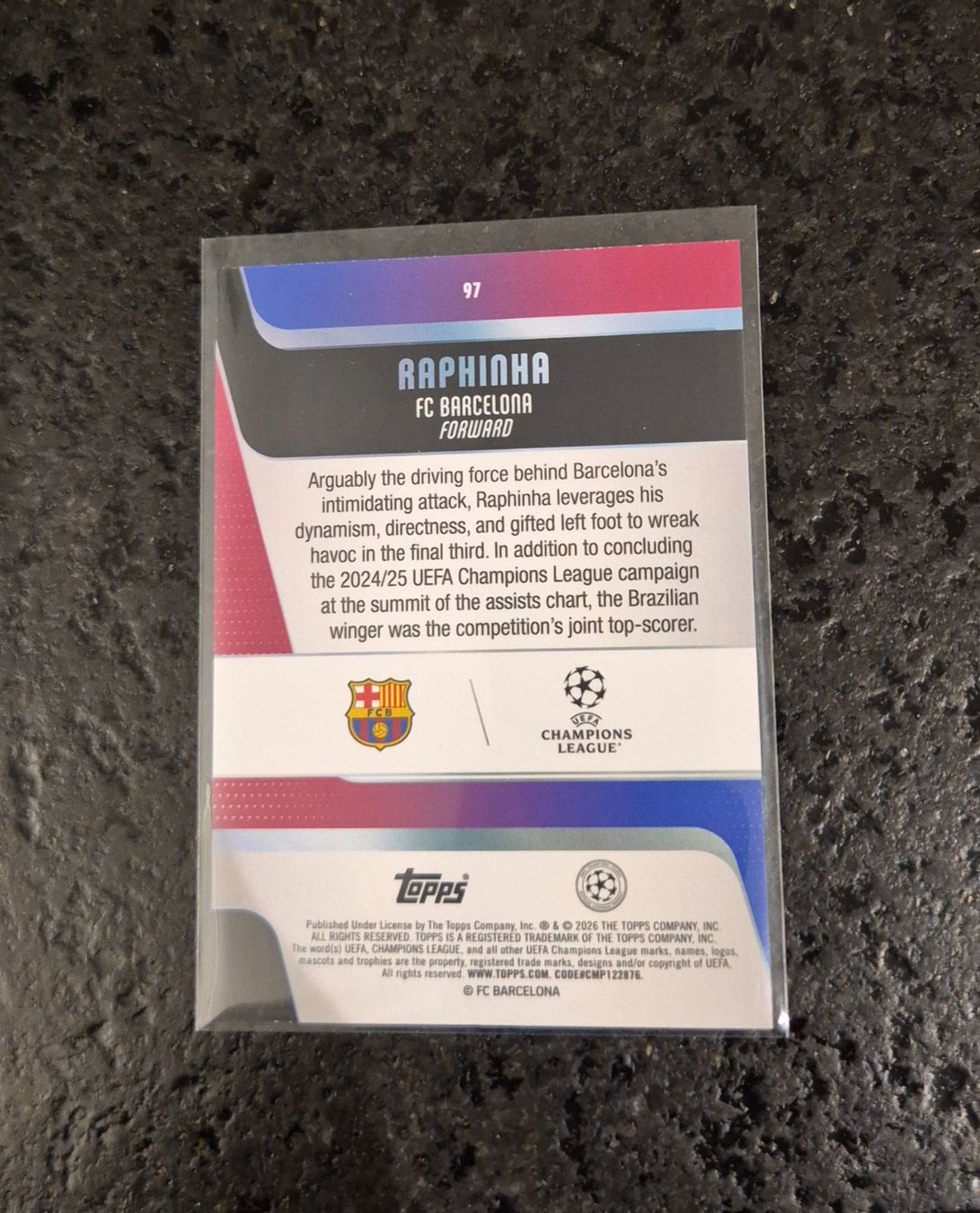 Topps Carte collezionabili: Raphinha SP - Barcelona - Topps – Nuovo (secondo la descrizione) da Burg AG venduto da Danoe 1