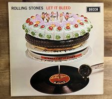 ROLLING STONES Let it Bleed m. Poster UK 1970 Vinyl
