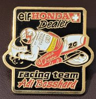 P739 - Pin Motorrad elf Honda Dealer Adi Bosshard
