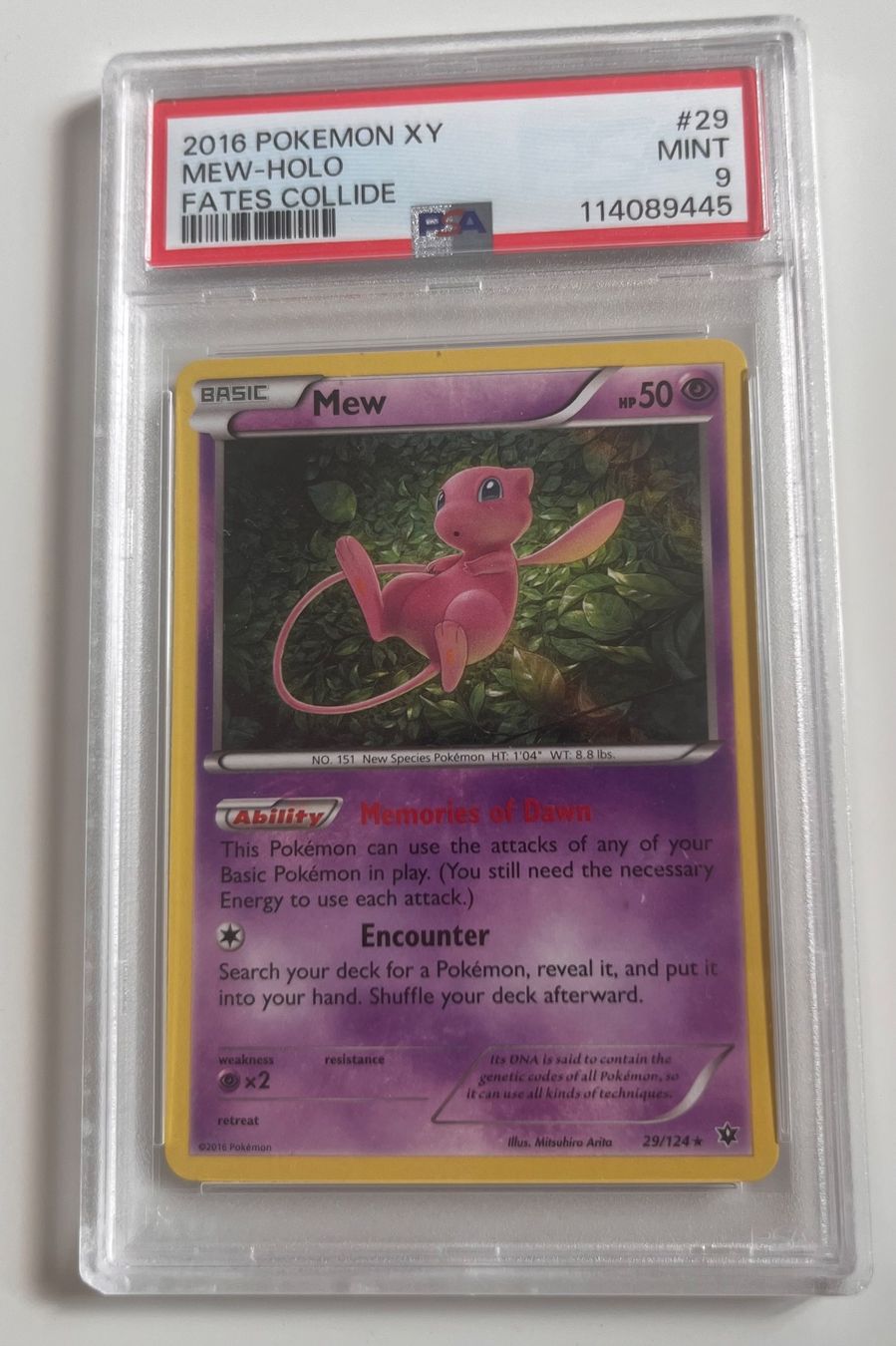 Pokémon Sammelbilder & Trading cards: 2016 Pokemon Mew-Holo Graded – Neu (gemäss Beschreibung) aus zürich von shell05
