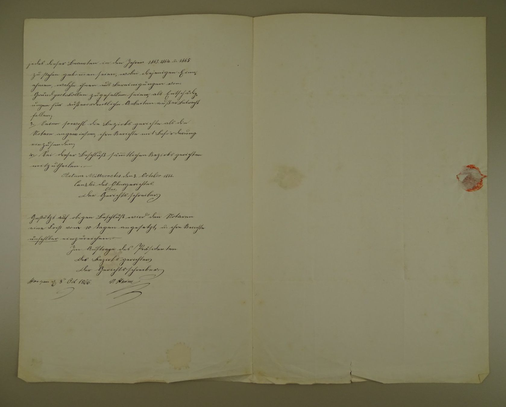 Documenti: BRIEF AN NOTARIAT HORGEN 1856, BOM – Usato da Grüningen venduto da Kartensammler 5