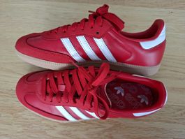 Rote Adidas Samba Sneaker Gr. 38.5, neuwertig! 