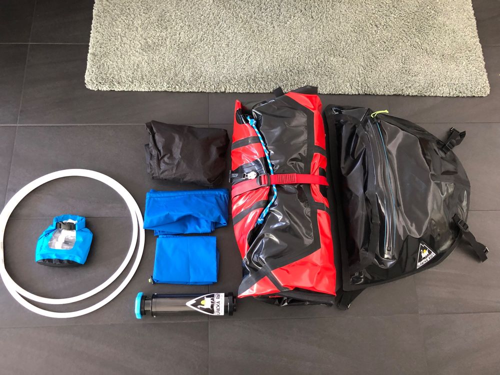 Alpacka Raft Gnarwhal 420d Sierra Red Packraft Wildwasser (Gebraucht ...