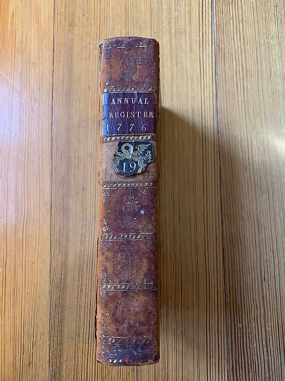Bücher: The Annual Register 1776 – Gebraucht aus Zürich von Snohpla