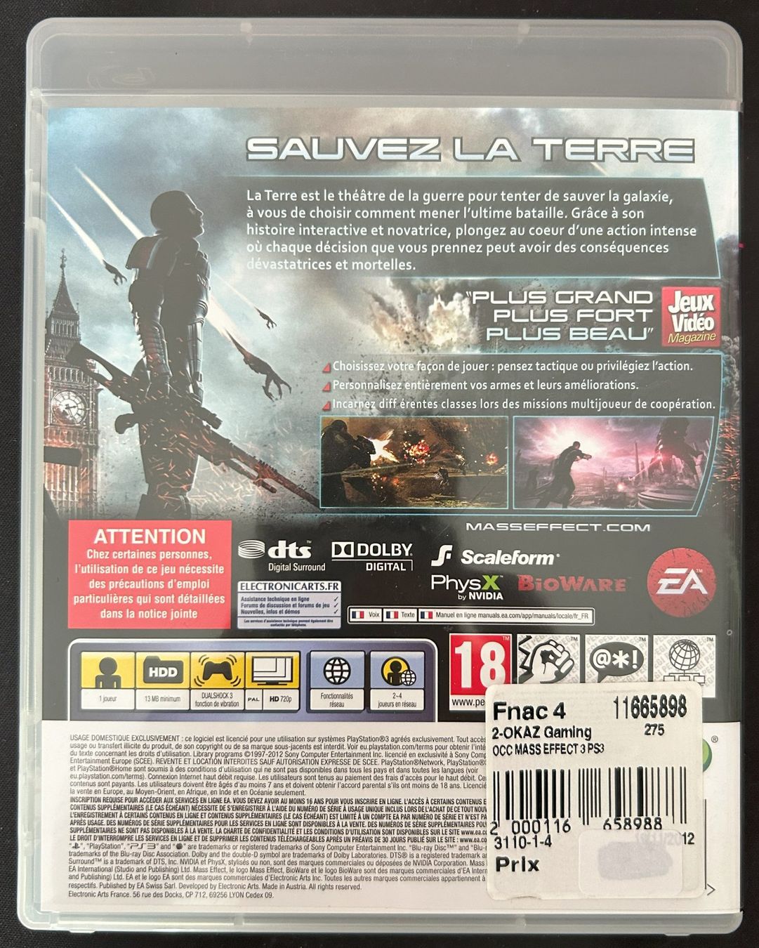 Jeux: PS3 game "Mass Effect 3" – D'occasion à Corminboeuf par Ld6NVToZQe 1