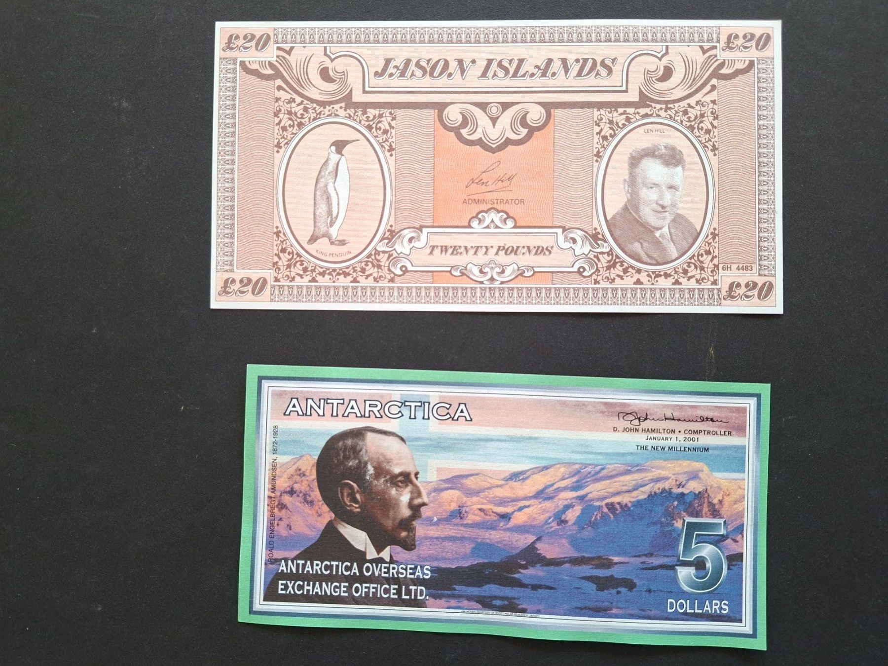Banconote: Antarctica und Jason Islands. – Usato da Goldach venduto da armando_r