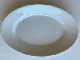Ovale Platte, Langenthal, weiss, 1920 - 1922, 4, top Zustand