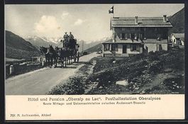 Tujetsch, Hotel und Pension Oberalp au L