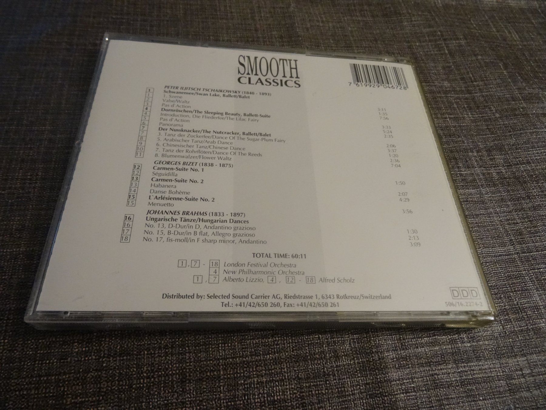 CDs: Smooth Classics: Tschaikowsky, Bizet, Brahms CD – Gebraucht aus Olten von Disc-Ausverkauf 1