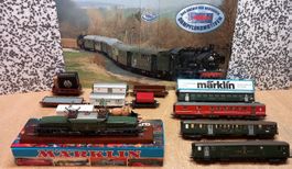 SBB / Krokodil A, 2 Märklin Trafos 10+30 VA. Geleis+ Weichen