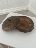 Schmuckdose Holzschatulle Vintage Handgeschnitzt Dose Retro