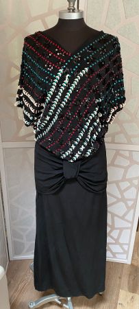 Great vintage dress with sequins. UK12/FR40