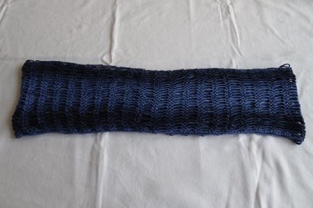 Schal, Rundschal blau sehr besonders und angenehm