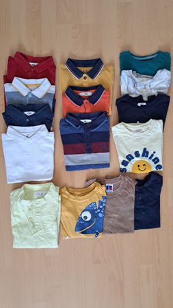 Boys Polo Shirts and T-Shirts Bundle Size 110