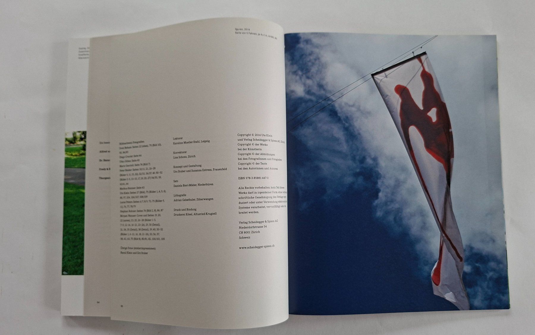 Bücher: Ute Klein: Fluss, Scheidegger&Spiess, Kunstbuch, Top! – Gebraucht aus Opfikon von Diversamente 3