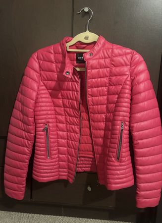 guess leder stretsch jacke neu gr. s