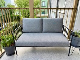 La Redoute metal garden/balcony sofa
