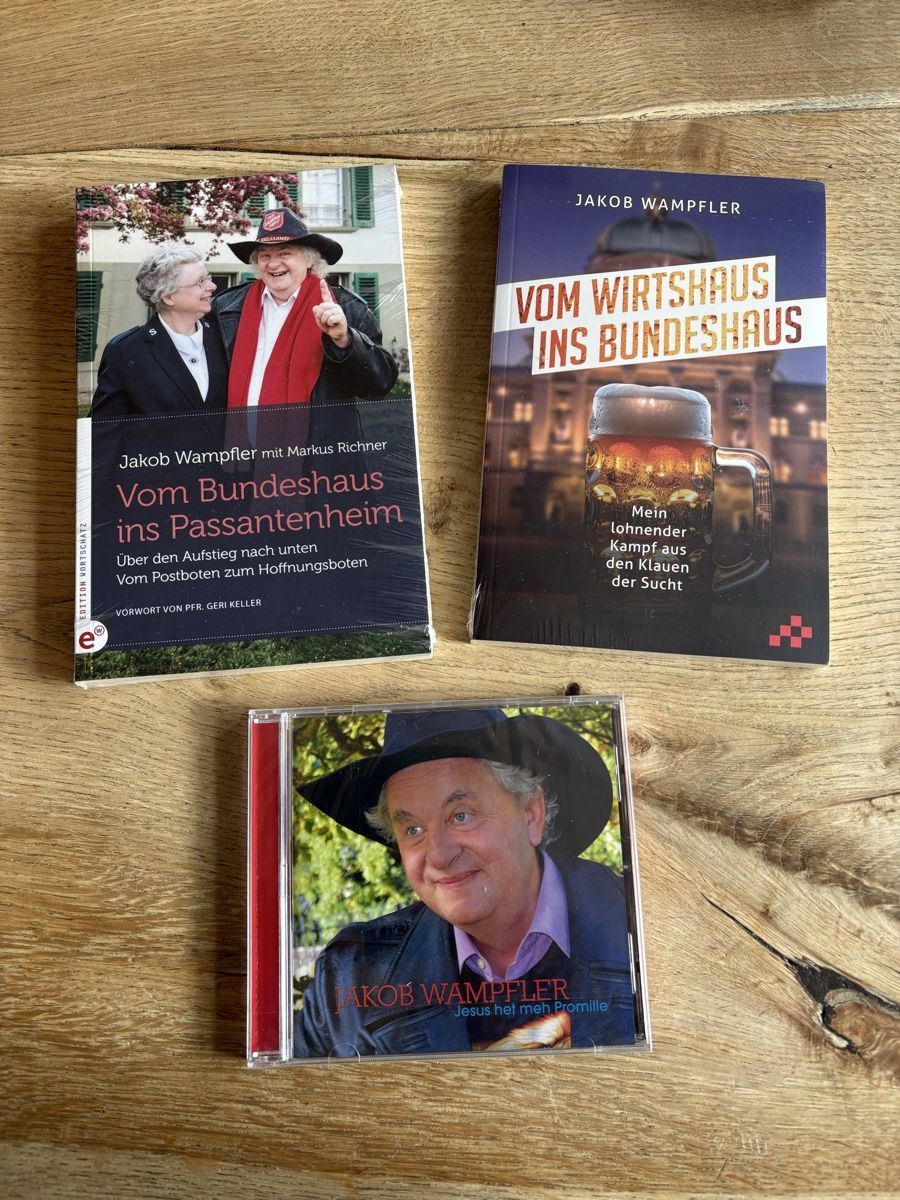 Libri: Jakob Wampfler CD & 2 Bücher – Nuovo e nell'imballaggio originale da Bauma venduto da haelge01