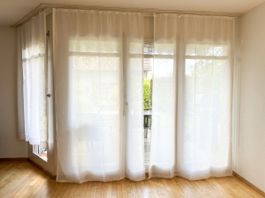Transparenter Vorhang – 2 Teilig – Höhe frei wählbar