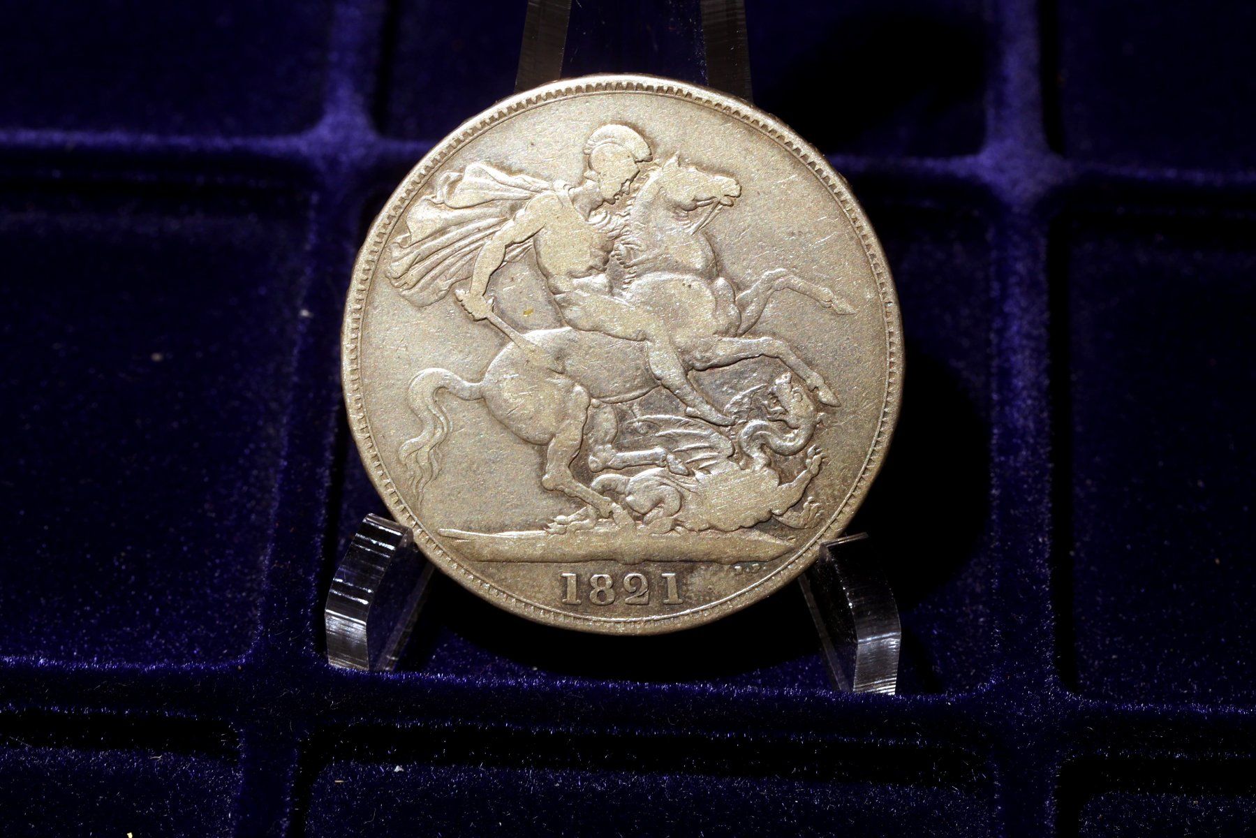 Alle Münzen: Silbermünze Crown 1821 – Gebraucht aus Wetzikon ZH von Scipio80 1