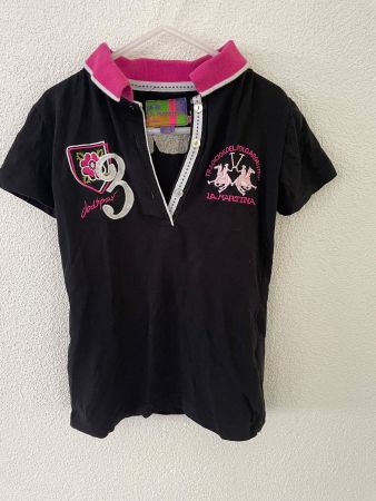 T-Shirt La martina 128 Polo Shirt schwarz pink