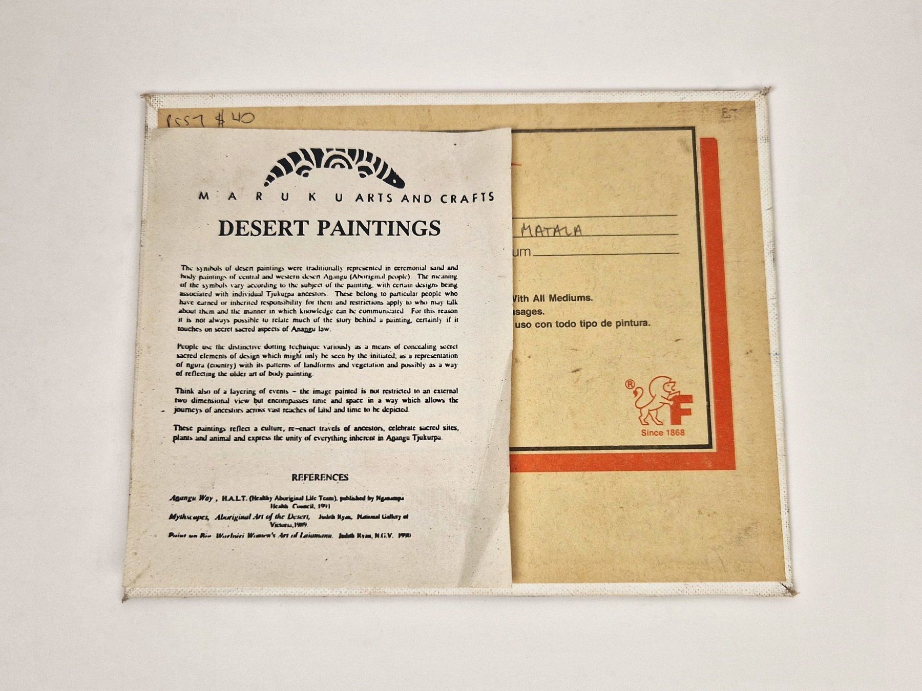 Dipinti: "Dot" Malerei der Australischen Aborigines Matala – Usato da Basel venduto da Restwert_Basel 4