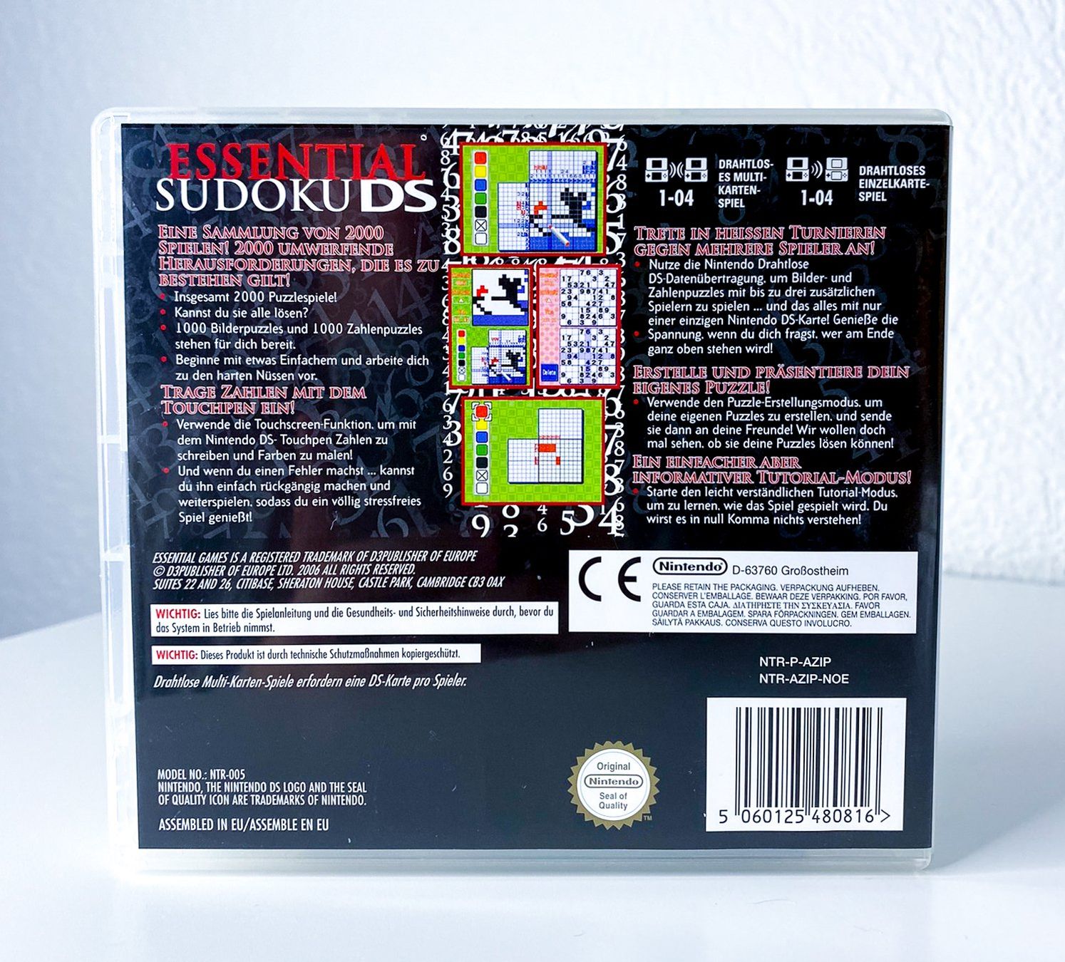 Nintendo Giochi: Essential Sudoku Nintendo DS – Usato da St. Gallen venduto da bubblybee 1