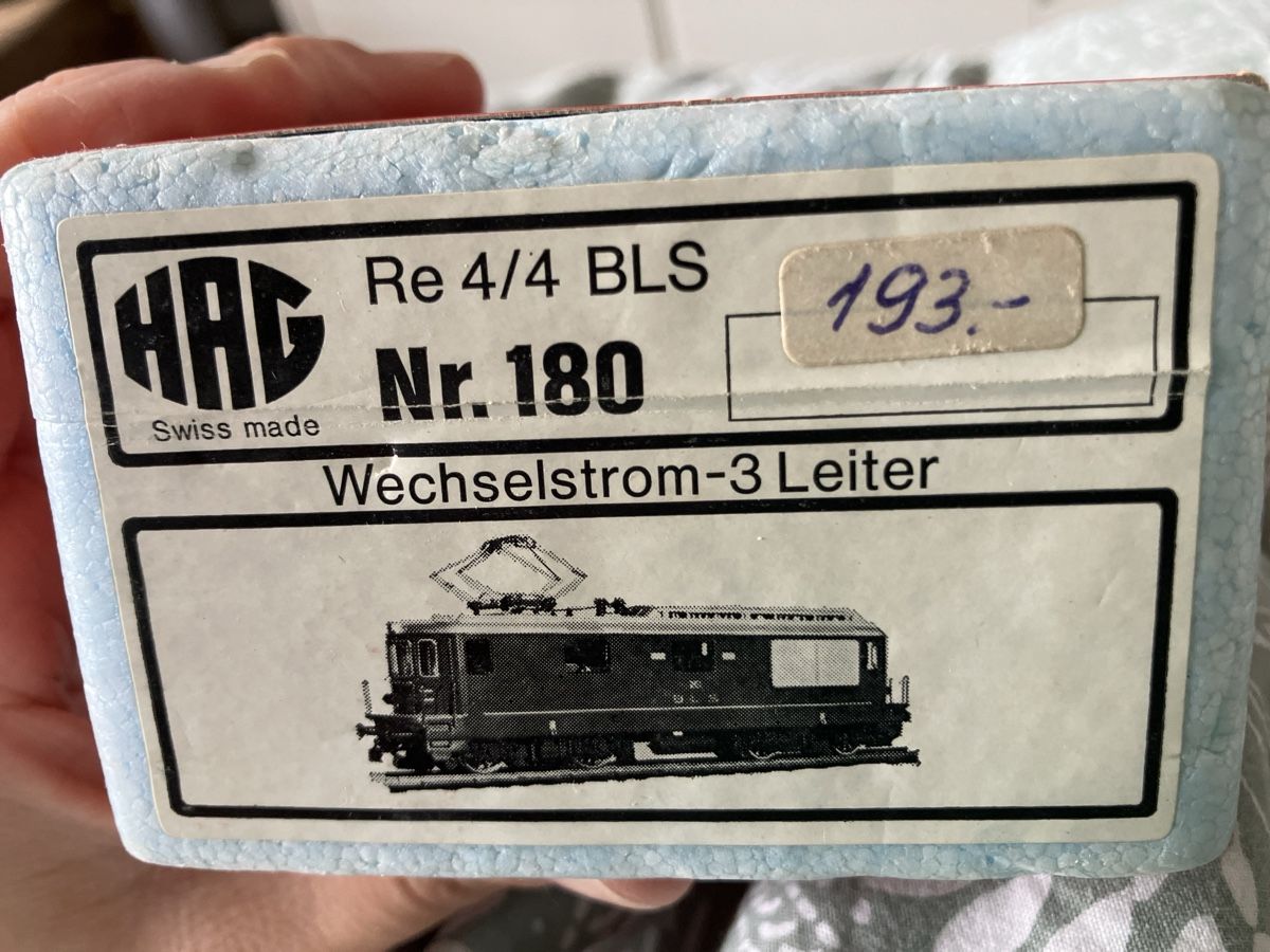 Hag Modellini di ferrovie: Hag Loki Wechselstrom Nr.180 – Nuovo (secondo la descrizione) da Samstagern venduto da zig_ylk2 4