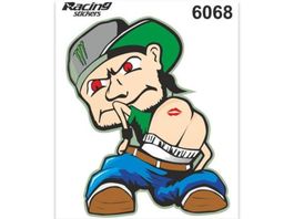 Aufkleber Monster Energy Monello kiss the ass (Art. 6068)