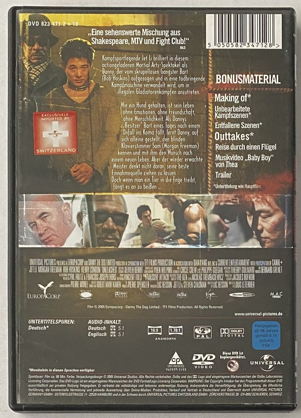 Alle DVDs: Unleashed, Entfesselt, zum kämpfen geboren – Gebraucht aus Flums von Asquillo 1