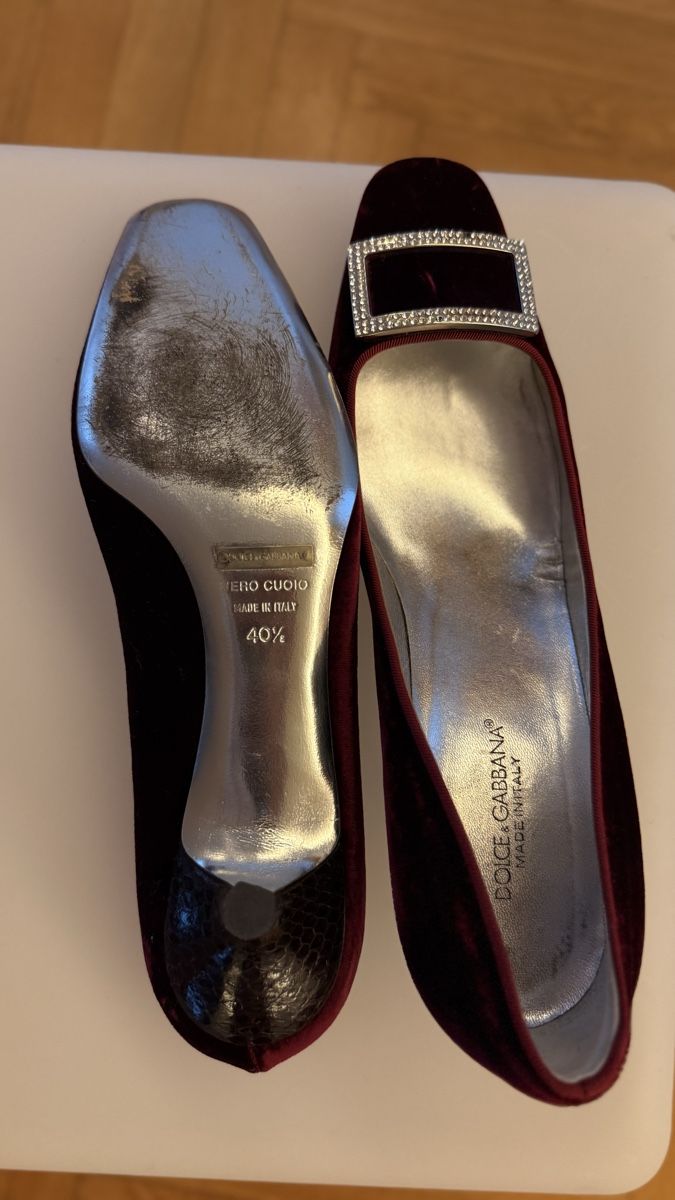Dolce & Gabbana Scarpe da donna: Dolce & Gabbana Velvet Heels – Usato da Zürich venduto da kin_bs2z 4
