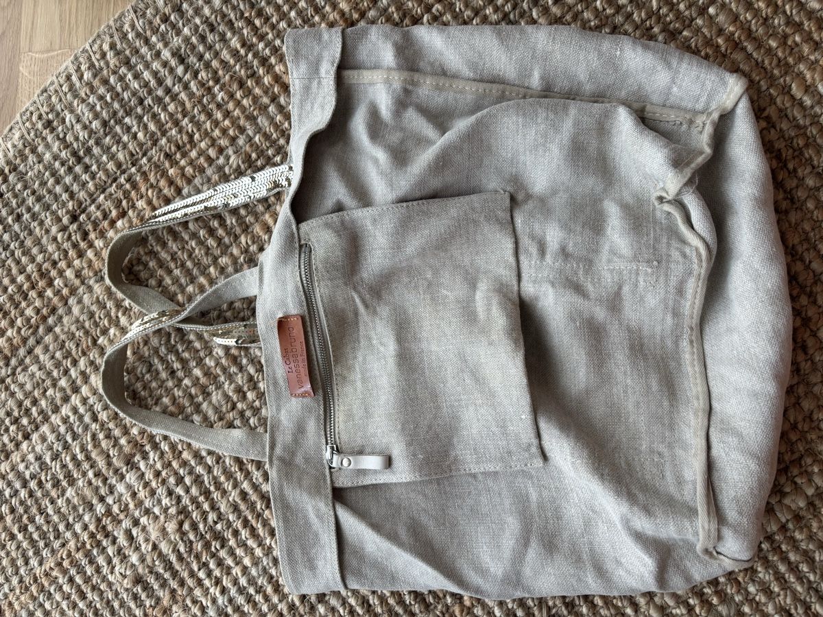 Vanessa Bruno Taschen für Damen: Vanessa Bruno Le Cabas linen bag – Gebraucht aus Zürich von kam_ysh2 6