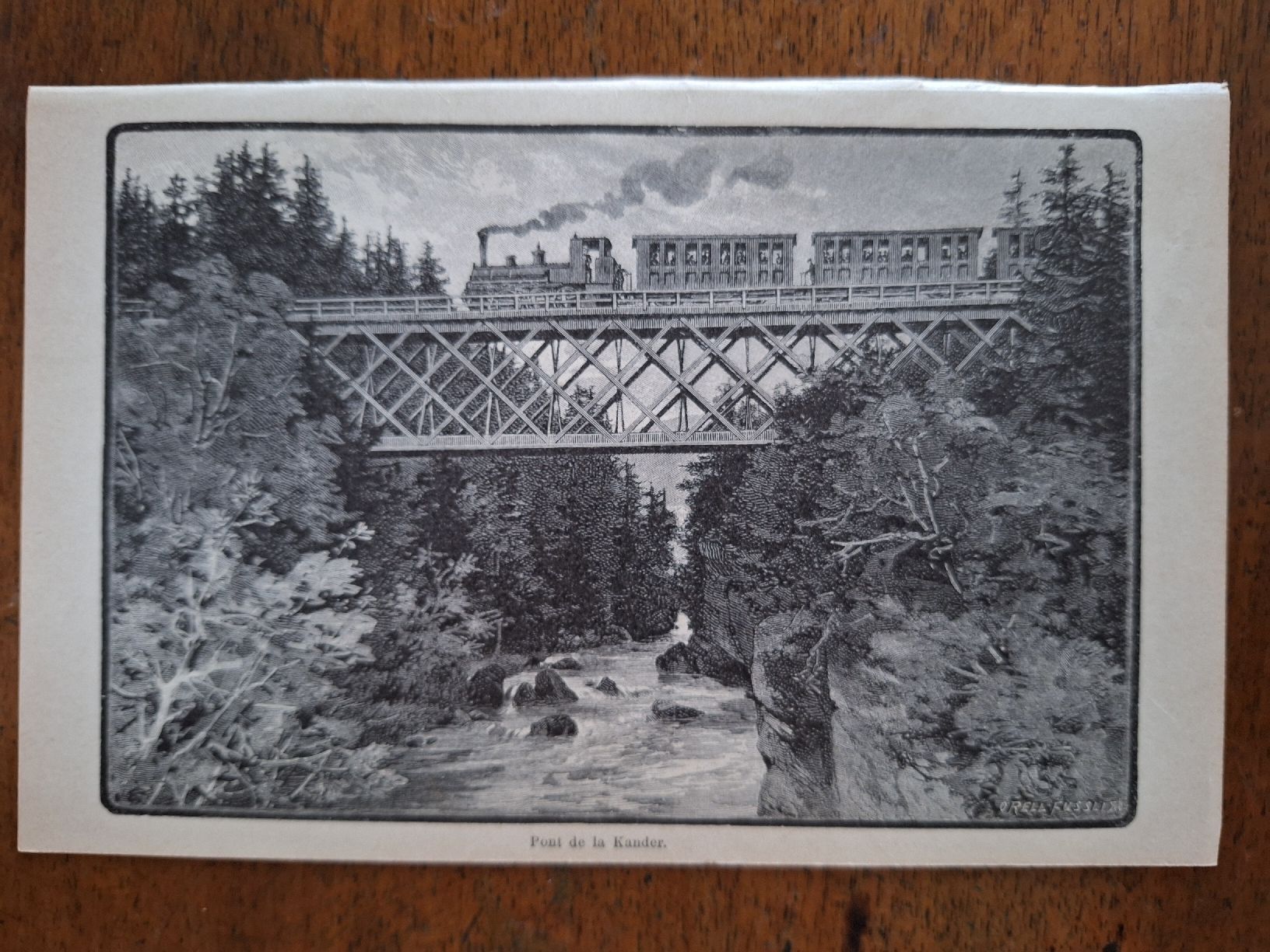 Incisioni: PONT DE LA KANDER – Usato da Bevaix venduto da bohrap