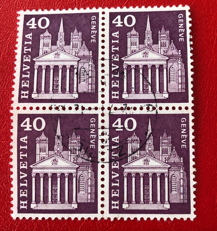 Tutti i francobolli: 4 er Block Nr.362 mit Stempel – Usato da Aarau venduto da Billa007