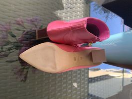 Schöne pinke Stiefel-Söckchen, Grösse 36, neu.