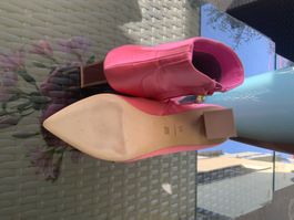 Schöne pinke Stiefel-Söckchen, Grösse 36, wie neu, Sommer!