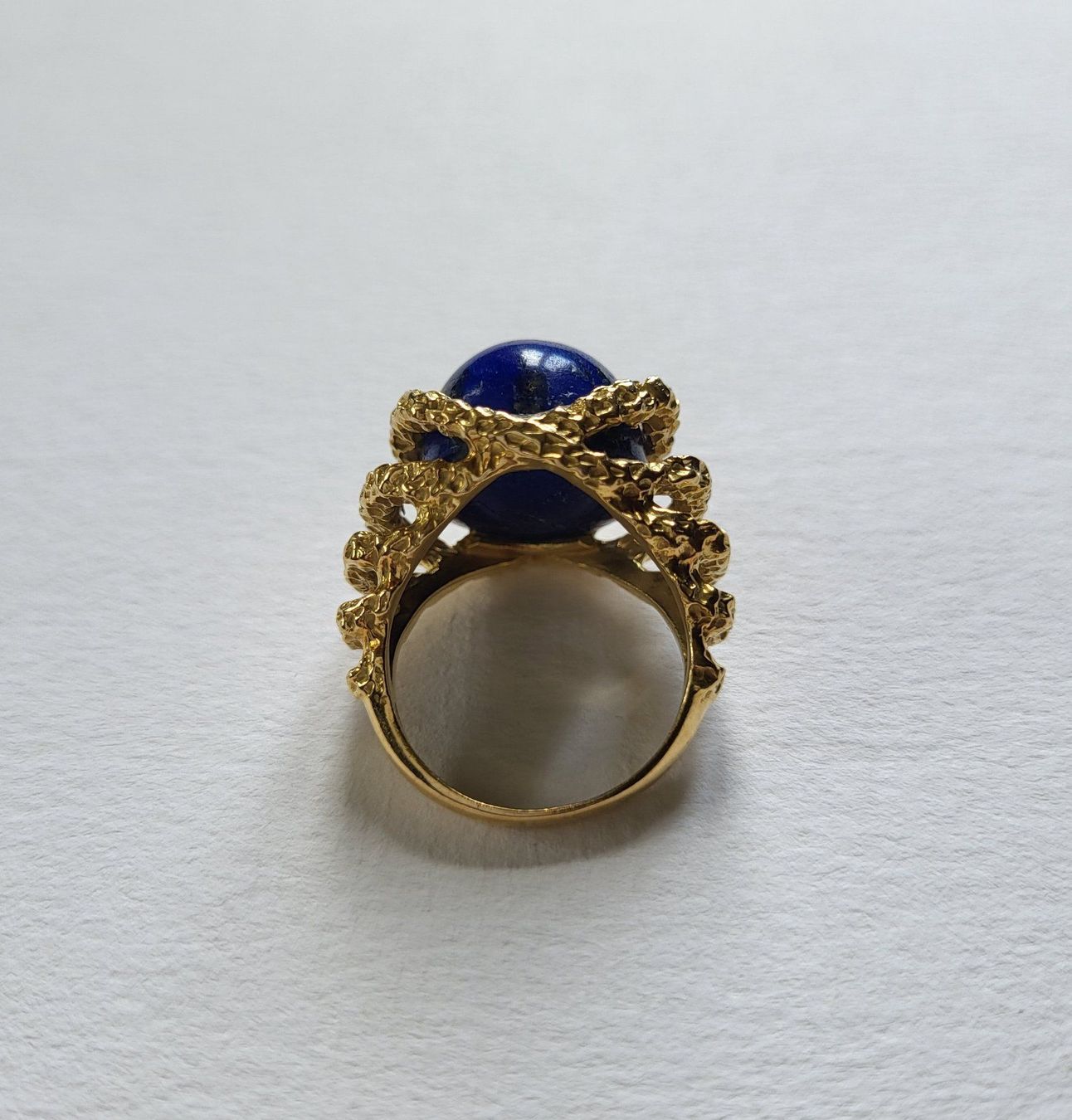 Ringe: 18 Karat 750 Massiv Gold Ring Mit Lapislazuli – Gebraucht aus Wald ZH von Aniade 7