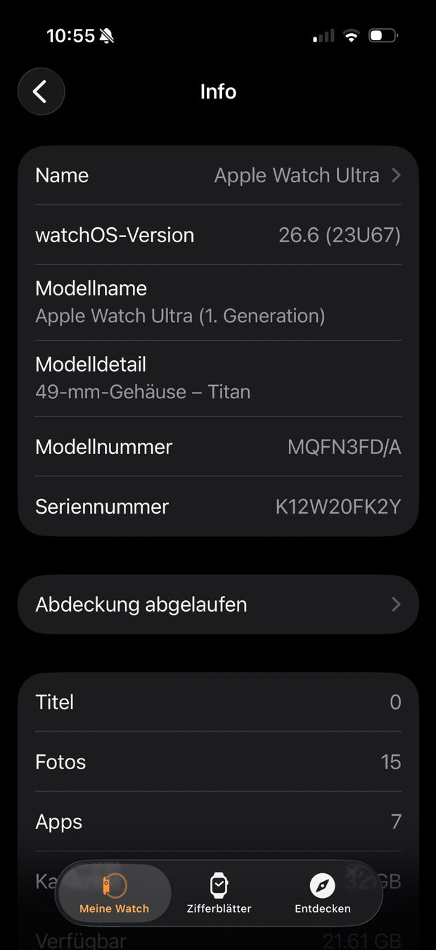 Apple Smartwatch: Apple Watch Ultra 1 – D'occasion à Gockhausen par Oswald70 3