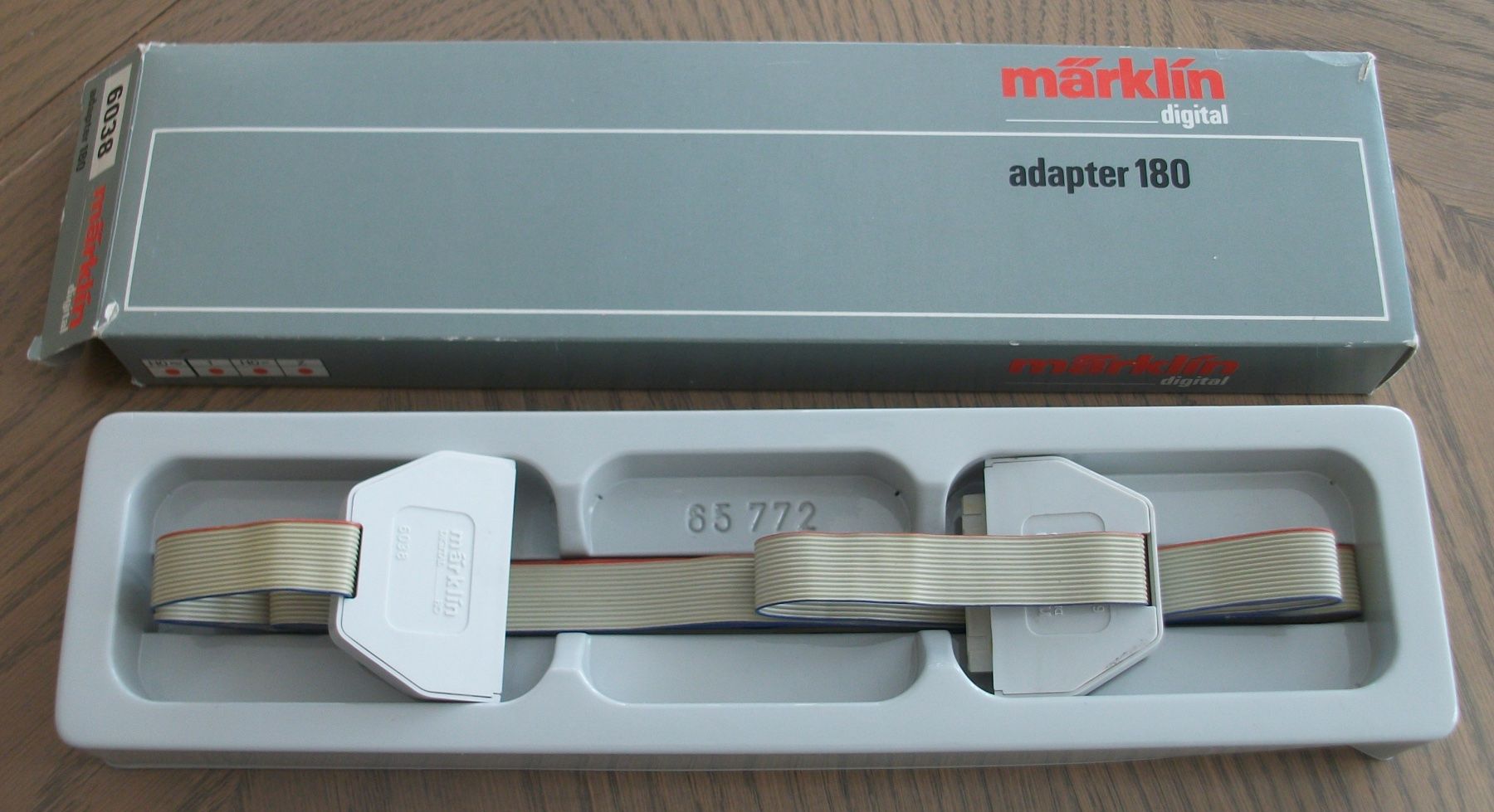 Märklin Modellini di ferrovie: Märklin Adapter 6038, neuwertig & OVP – Nuovo e nell'imballaggio originale da St. Moritz venduto da Manu7500