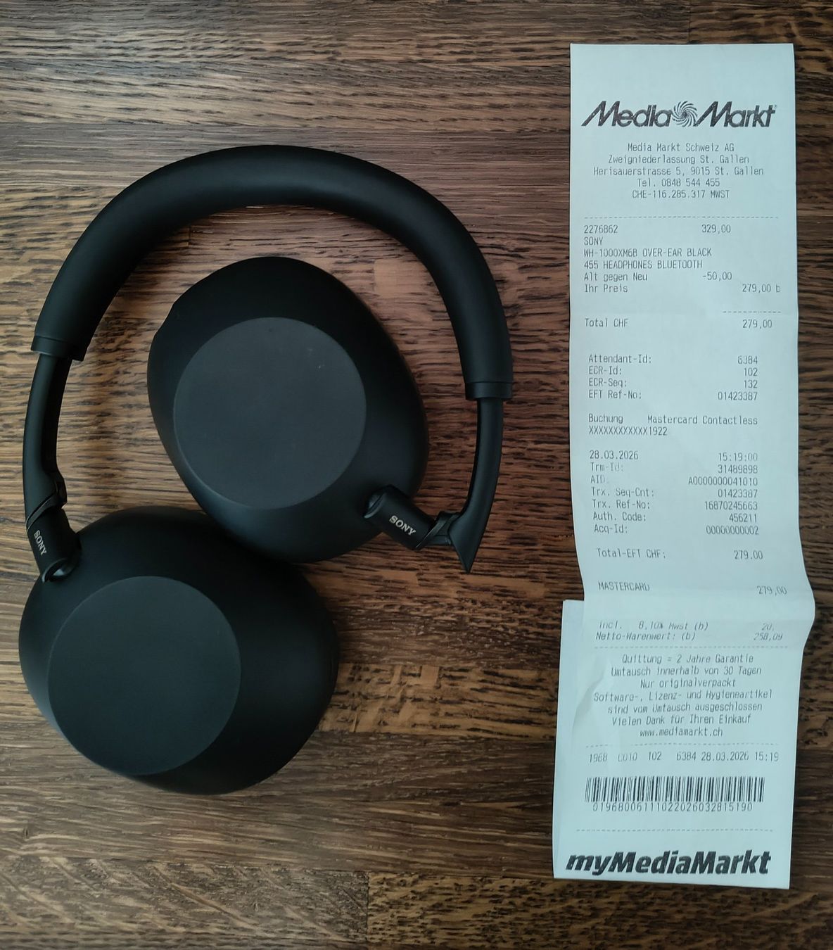 Sony Cuffie: Sony WH1000-XM6 – Usato da Mörschwil venduto da wic_kz5x 2