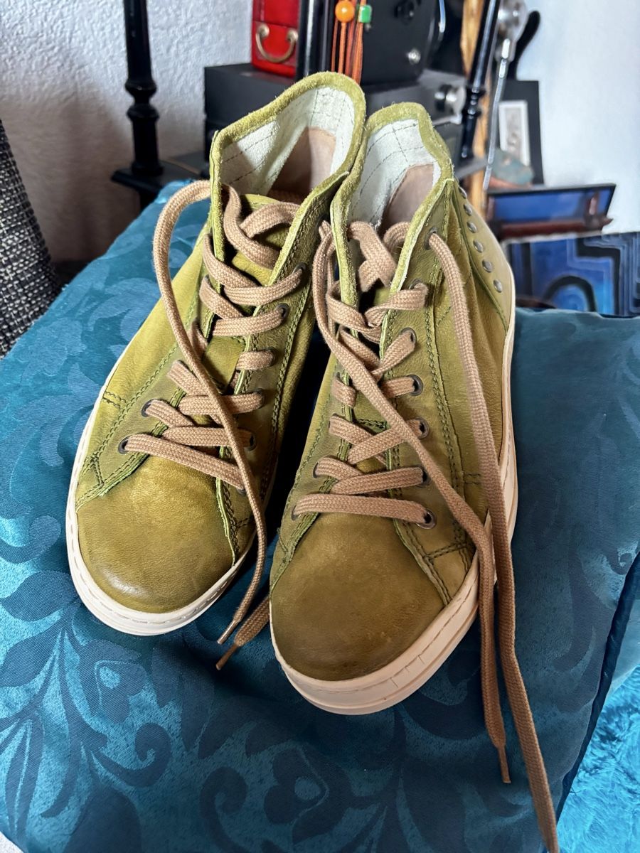 Mjus Scarpe da uomo: Espadrilles montante en cuir – Nuovo (secondo la descrizione) da Estavayer Le Lac venduto da sico1260