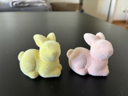 Hasenfiguren flauschig