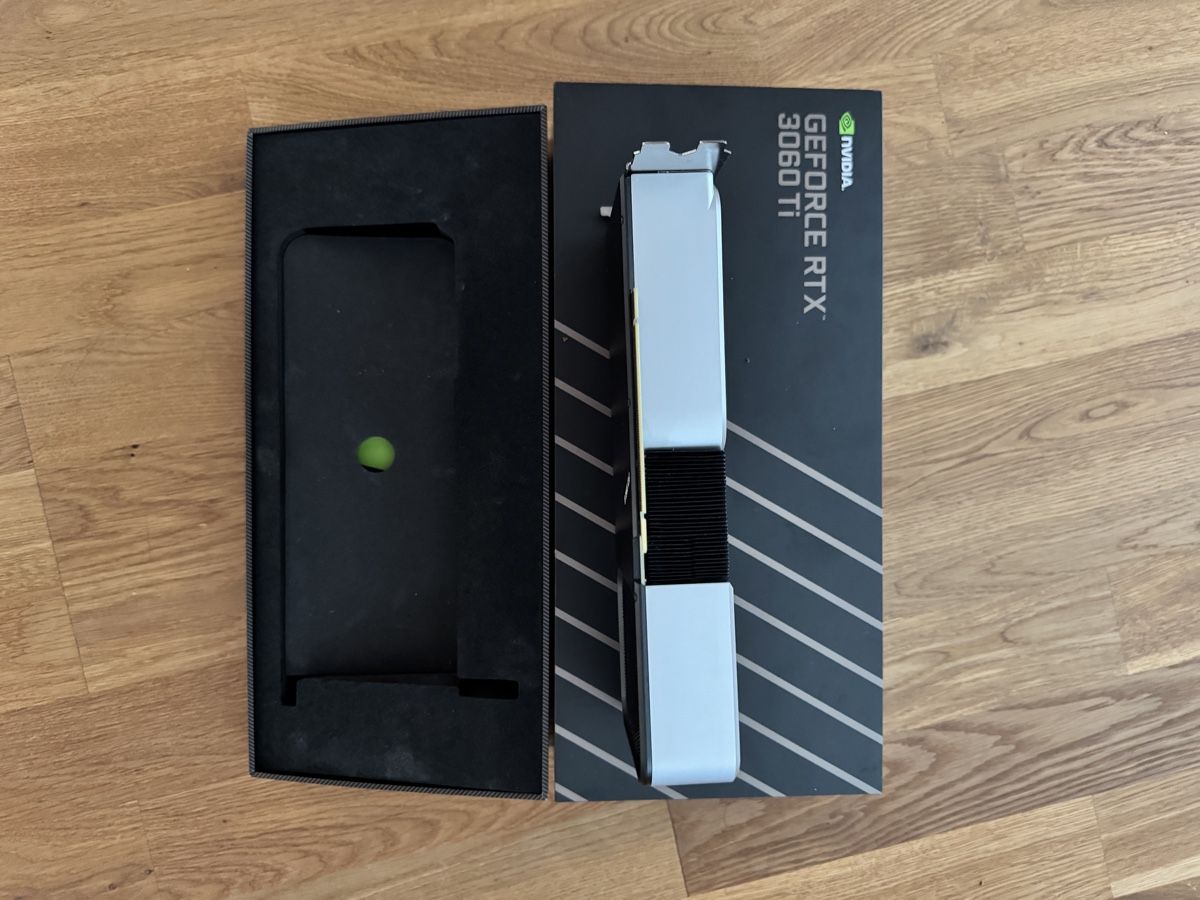 Nvidia Schede grafiche: RTX 3060 TI Founders edition mit Verpackung – Usato da Bern venduto da ein_b9n9 3