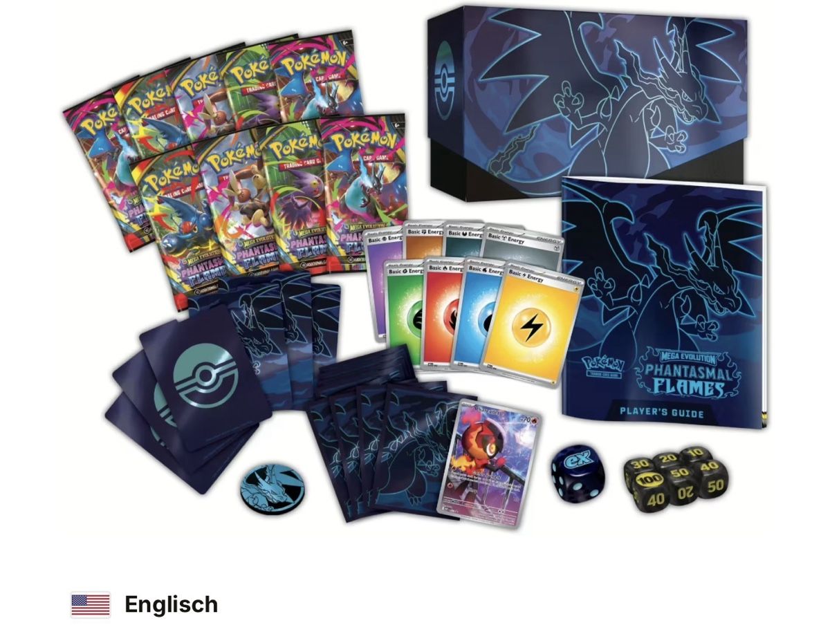 Pokémon Cartes à collectionner: Mega Evolution Phantasmal Flames Elite Trainer Box  Englisch – Neuf avec emballage d'origine à bern par Wankdorf_Retro 2