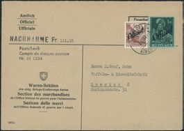 1942 - Bundesverwaltung BVW - Brief - BFr