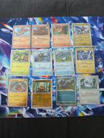 12 deutsche Pokeball Pokemonkarten als Konvolut