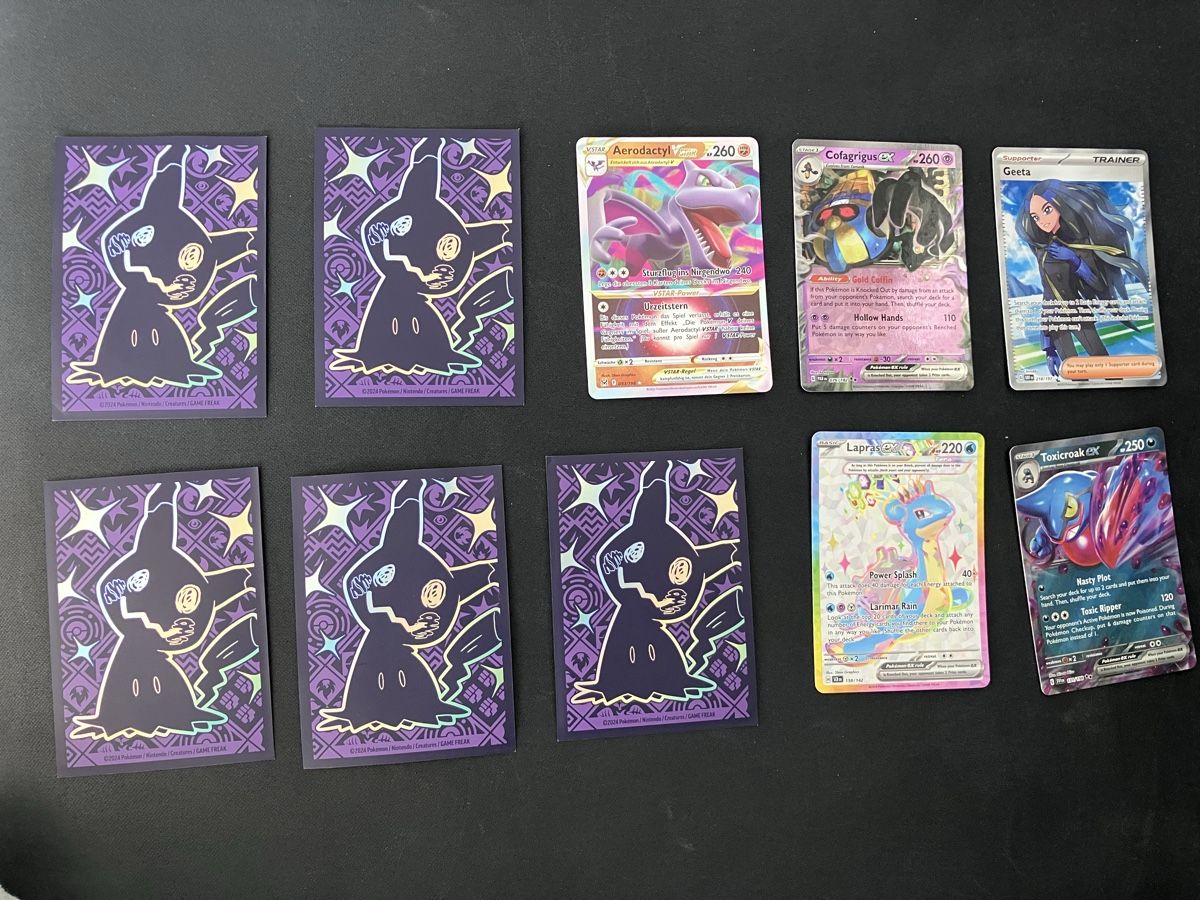 Pokémon Carte collezionabili: Seltene Pokémon-Karten bundle: 5 Karten mit Sleeve – Usato da Riedikon venduto da Manly13 2