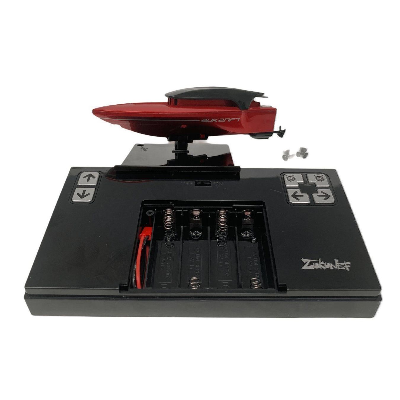 Modellismo RC: RC Mini Rennboot (rot) – Usato da Kägiswil venduto da BUYRAMASHOPPING 1