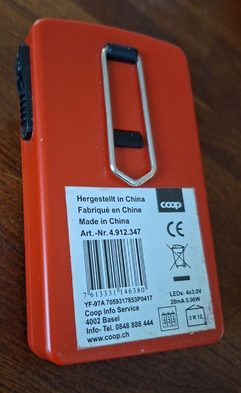 Lampade: Taschenlampe – Usato da Sargans venduto da sonja042 1
