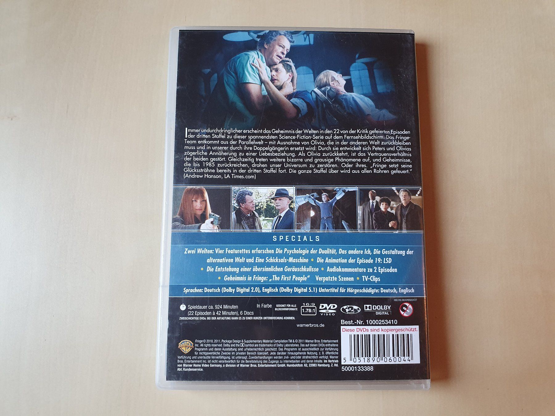 Tutti i DVDs: Fringe dritte Staffel – Usato da Stansstad venduto da collectorsshop 1